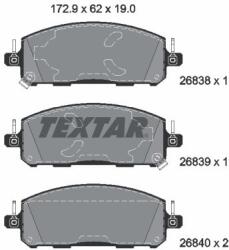 TEXTAR Set placute frana TEXTAR 2683801 (2683801)