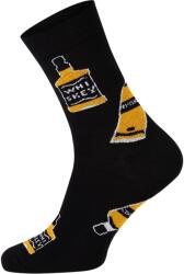 Italian Fashion șosete bărbați Italian Fashion S121D WHISKEY lungi, negru/galben: 41-43 (AAT-MSK-S121D 41-43)