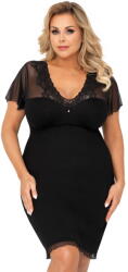 Donna Cămașă de noapte DONNA IVANA PLUS negru: 5XL (25284 5XL)