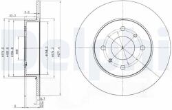 DELPHI Disc frana DELPHI BG3764 (BG3764) - fixbox