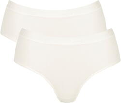 Sloggi Chiloți dama SLOGGI GO CASUAL MIDI 2P 00GZ - SILK WHITE: S (10217824_00GZ S)