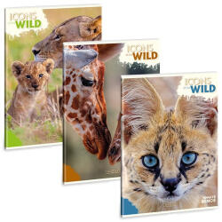Ars Una Füzet kockás ARS UNA A/4 40 lapos Extra kapcsos Icons of the Wild (01_08410)
