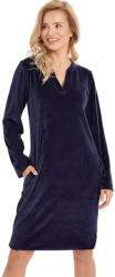 Taro Cămașă de noapte TARO. 1423 VELOUR albastru închis: L (25234 L)