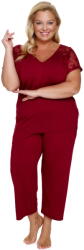 Doctor Nap Pijama dama DOCTOR NAP PB. 7259 burgundy RED: XL (PB.7259.BURGUNDY_RED XL)