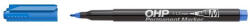ICO Alkoholos marker, OHP, 1-1, 5 mm, M, ICO, kék (#N/A)