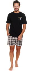 Doctor Nap Pijama bărbați DOCTOR NAP PMB. 7231 BLACK: XXL (PMB.7231.BLACK XXL)