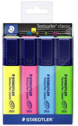 STAEDTLER Szövegkiemelő készlet, 1-5 mm, STAEDTLER "Textsurfer Classic 364", 4 különböző szín (364 WP4) - kreativjatek
