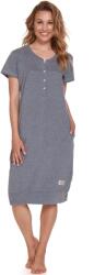Doctor Nap Cămașă de noapte dama DOCTOR NAP TCB. 4348 DARK GREY: XXL (TCB.4348.DARK_GREY XXL)