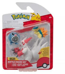 Pokémon : 3 db-os figura csomag - Poliwag, Cyndaqui, Zangoose