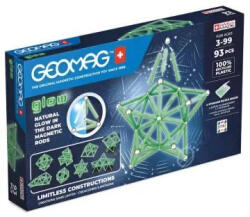 Geomag Glow: Sötétben világító mágneses építőjáték készlet - 93 db-os (230514)