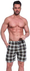 Cornette Pantaloni scurți de pijama bărbați Cornette 698/21 model în carouri de grafit: XL (31191 XL)