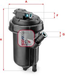 SOFIMA Filtru combustibil SOFIMA S 5125 GC (S 5125 GC) - fixbox