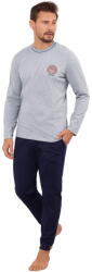 Italian Fashion Pijama bărbați ITALIAN FASHION GREG lung melange/albastru închis: XXL (AAF-MPZ-GREG-DDMG XXL)