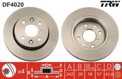 TRW Disc frana TRW DF4020 (DF4020) - fixbox