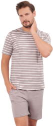 Italian Fashion Pijama bărbați ITALIAN FASHION BERT scurt print/cappuccino/cappuccino: M (AAF-MPZ-BERT-KKCC M)