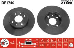 TRW Disc frana TRW DF1740 (DF1740) - fixbox