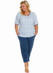 Doctor Nap Pijama dama DOCTOR NAP PB. 5290 NAVY BLOOM: L (PB.5290.NAVY_BLOOM L)