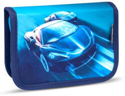  Tolltartó, klapnis, cipzáras, BELMIL "Racing Blue Neon", kék, versenyautó (COBL33572120F)