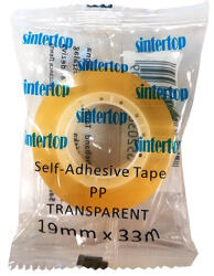SINTERTOP Ragasztószalag SINTERTOP 22007 19mmx33y átlátszó darabonként csomagolva (06_00476)