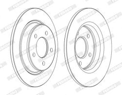 FERODO Disc frana FERODO DDF1546C (DDF1546C)
