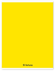 Fortuna Füzet vonalas FORTUNA Monocolor A/4 32 lapos sárga (01_02098)
