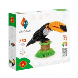 Alexander Toys Origami 3D Tukán papírhajtogatós építőjáték (2558 ALX)