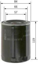 Bosch Filtru ulei BOSCH 0 986 452 000 (0 986 452 000) - fixbox
