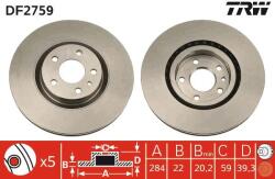 TRW Disc frana TRW DF2759 (DF2759) - fixbox