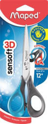 Maped Olló, általános, 16 cm, balkezes, MAPED "Sensoft 3D", vegyes színek (696510) - kreativjatek