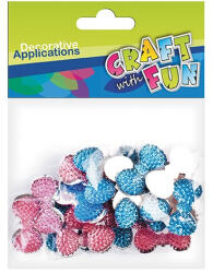 Craft with Fun Kreatív CF dekor kristály csokor-nyakkendő forma 30 db/csomag (PAP9140-1309)
