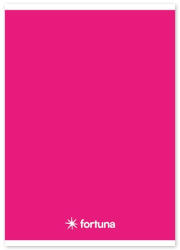 Fortuna Füzet vonalas FORTUNA Monocolor A/5 32 lapos magenta (01_02078)
