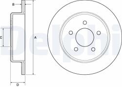 DELPHI Disc frana DELPHI BG3739 (BG3739) - fixbox