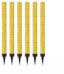 Arany színű tortatűzijáték, 18 cm - 6 db (203949)
