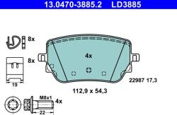 ATE Set placute frana ATE 13.0470-3885.2 (13.0470-3885.2)