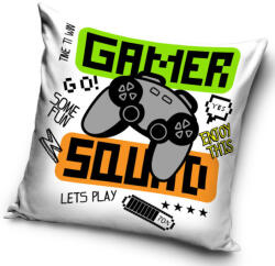 Gamer párna, díszpárna 40*40 cm (CBX453465) - kreativjatek