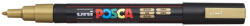 uni Dekormarker, 0, 9-1, 3 mm, UNI "Posca PC-3M", arany