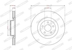 FERODO Disc frana FERODO DDF3111C (DDF3111C)