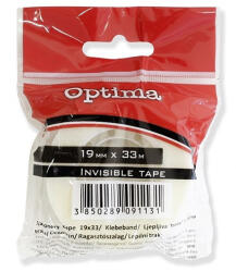 OPTIMA Ragasztószalag OPTIMA láthatatlan 19mmx33m átlátszó (06_00307)