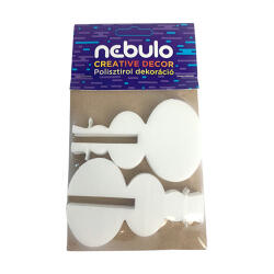 Nebuló Hungarocell 3D hóember 10 cm 2 db/csomag (PAP9140-8897)