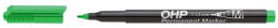 ICO Alkoholos marker, OHP, 1-1, 5 mm, M, ICO, zöld (#N/A)