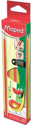 Maped Írástanuló grafitceruza, HB, háromszögletű, MAPED "Kidy Learn (854600) - kreativjatek