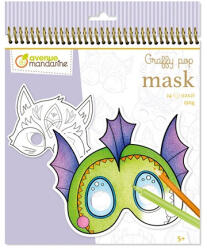 Avenue Mandarine Kreatív színező Avenue Mandarine Graffy maszk Fantasztikus állatok (PAP9140-7136)
