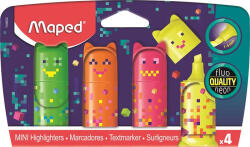 Maped Szövegkiemelő készlet, 1-5 mm, MAPED "Pixel Party Mini", 4 különböző szín (743602) - kreativjatek