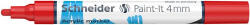 Schneider Dekormarker, akril, 4 mm, SCHNEIDER "Paint-It 320", piros (120202)