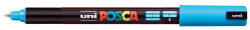 uni Dekormarker, 0, 7 mm, UNI "Posca PC-1MR", világoskék