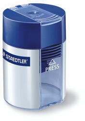 STAEDTLER Hegyező, egylyukú, tartályos, STAEDTLER "511", kék (511001)