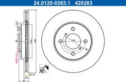 ATE Disc frana fata Suzuki Swift IV ATE 24.0120-0263.1 (24.0120-0263.1)