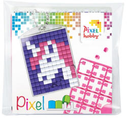Pixelhobby Kulcstartó szett (kulcstartó alaplap + 3 szín) rózsaszín unikornis (23034)