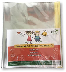 Patria Tankönyvborító pd 25x45 cm öntapadós PP 0, 07 mm 10 ív/csom víztiszta (közepes) (PAP0019-0243)