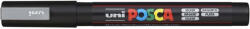uni Dekormarker, 0, 9-1, 3 mm, UNI "Posca PC-3M", ezüst
